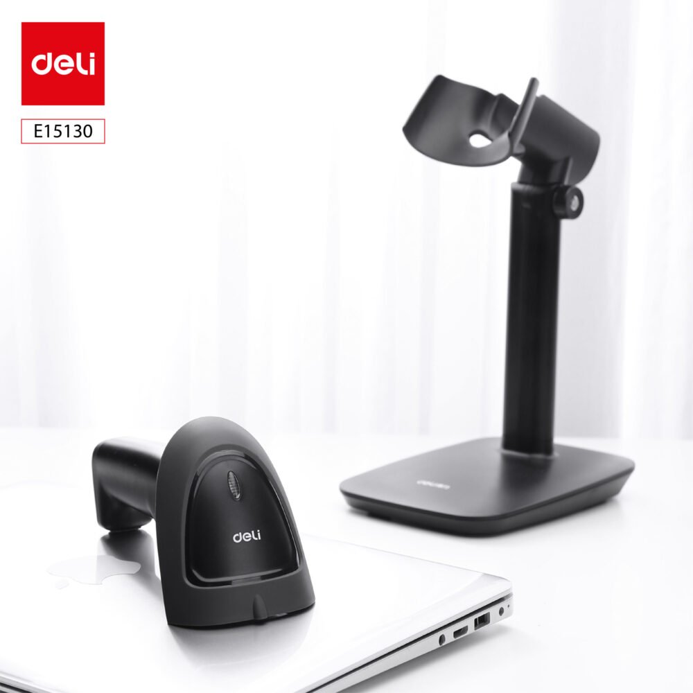 ديلي حامل قارئ باركود - أسود E15130